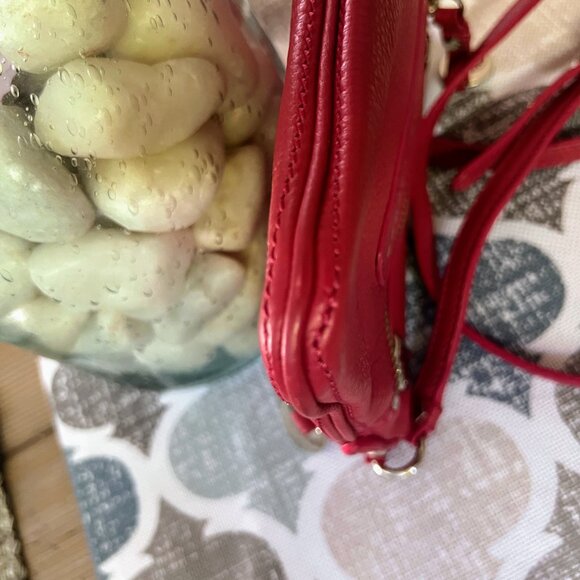 Marc by Marc Jacobs Crossbody – Bold Red Leather Mini | Edgy & Compact - Picture 5 of 10